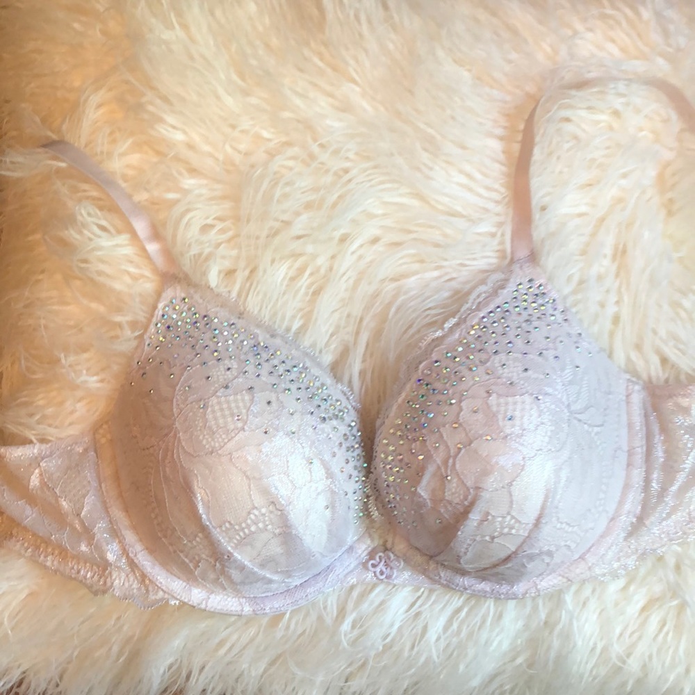 Victoria’s Secret Plunge Embellished Bra 34D